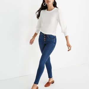 Madewell 10” high rise skinny